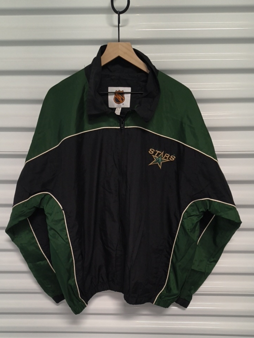 Vtg NHL Dallas Stars Full Zip Windbreaker Jacket Men’s XL